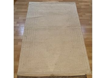 Beautiful Hand Made Area Rug From India With Pad From ABC Home