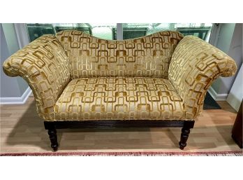 Gorgeous Recently Upholstered Queen Ann Sofa