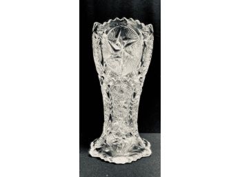 Early American Pressed Glass McKee Glass Co. Vase