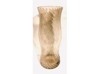 Incredible Smoked Swirl Glass Vase