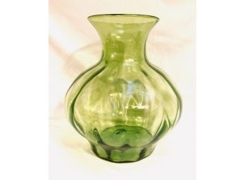 Large Hand-Blown Gourd Style Urn Vase