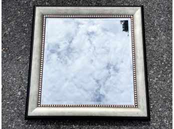 A Modern Beveled Mirror