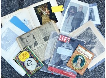 Vintage Ephemera - Life Magazines, Queen Elizabeth, Mid Century American Newspapers, And More!