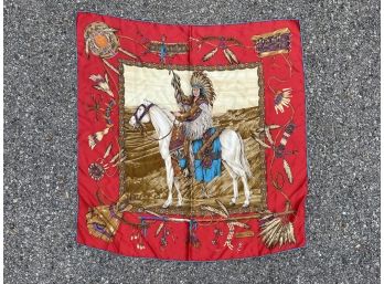 A Ralph Lauren Silk Scarf