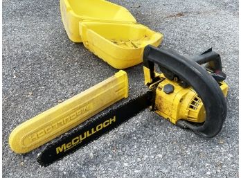 A Gas Chainsaw