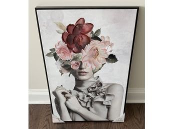 Cool Wall Canvas ~ Hand Embellished ~