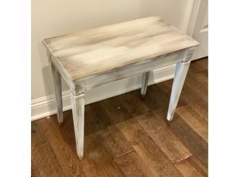 Vintage Shabby Chic Piano Bench