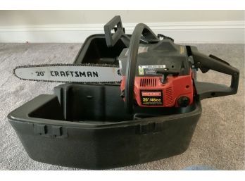 Craftsman 20 Inch Chainsaw W/case