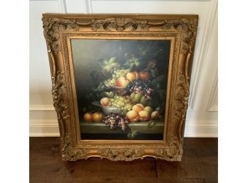 Still Life Painting W/gorgeous Frame ~ Signed Alex ~