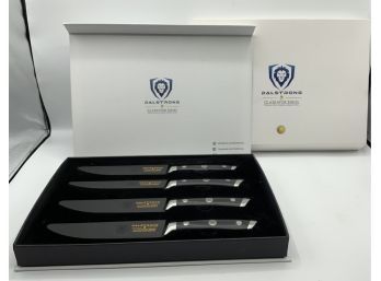 4 Dalstrong Steak Knives ~ Gladiator Series ~ NEW IN BOX