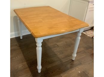 Farm House Tablewith Orange Floral Table Cover