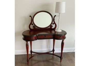 Wood Vanity With Tilt Top Mirror