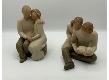 2 Willow Tree Figures