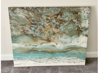 Large Pier One Canvas ~ Coastal Art Mural ~