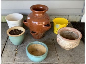 Planter Lot - Includes Strawberry Planter