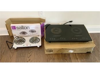 Portable Insignia Induction Cooktop & Salton Portable Cooktop