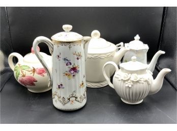 Tea And Coffee Server Lot 5 Pc.