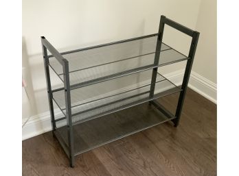 Metal Tiered Shoe Rack