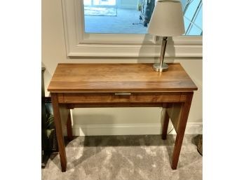 Custom Made Solid Walnut Desk W/lamp