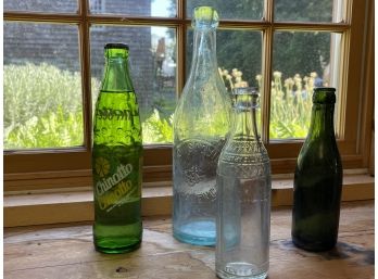 Vintage Mixed Bottle Lot / J.c. Scovill / Unopened Chinotto Country Club Soda