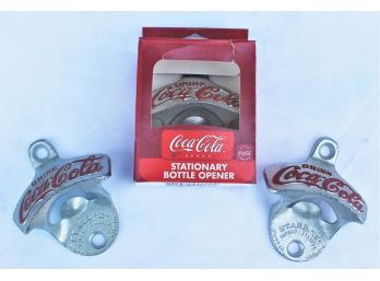 Three New Coca Cola Starr Stationary Bottle Openers