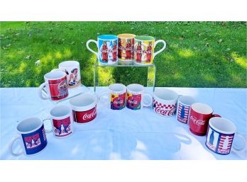 Mixed Lot Of Coca Cola By Gibson Coffee Mugs