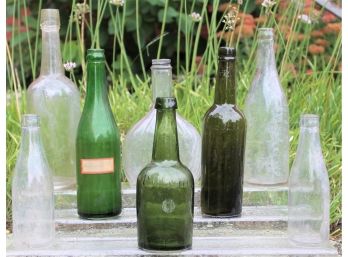 Grouping Of Antique & Vintage Bottles