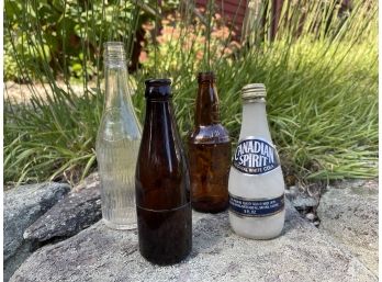 Vintage Soda Bottle Lot / Sioux City / Canadian Spirit  A Hand Blown Bottle From Rochester NY