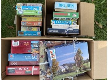 Box Lot: Jigsaw Puzzles #7