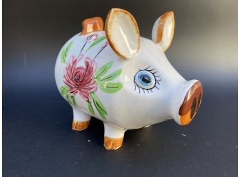 Mid-Century Japanese Ceramic Piggy Bank