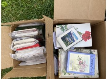 Box Lot: Stationery & Cards