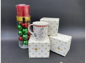 Christmas Mugs By Mikas Plus Decorative Holiday Items