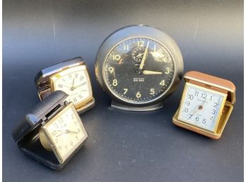 Vintage Bedside & Travel Alarm Clocks