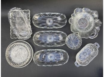 Vintage Cut & Pressed Glass Assortment