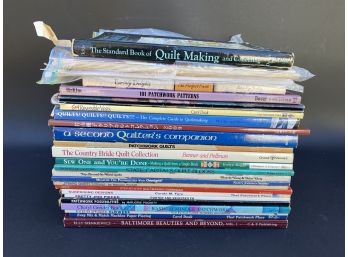 Attention Quilters: A Tall Stack Of Quilting Books, Softcover