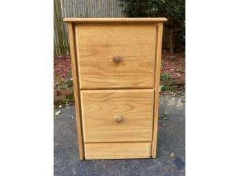 Weekend Project: Unfinished Wood Filing Cabinet