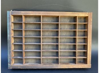 A Vintage Hanging Display Case