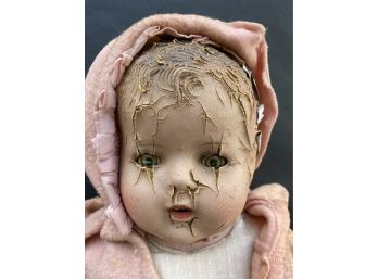 Antique Doll, Composition Or Celluloid