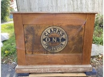 Clark's ONT Spool Cotton Cabinet