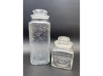 Clear Glass Cannisters