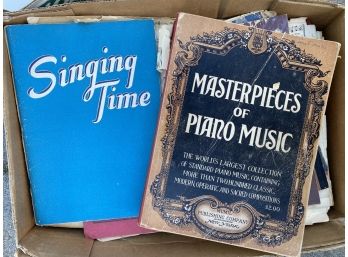 Box Lot: Sheet Music