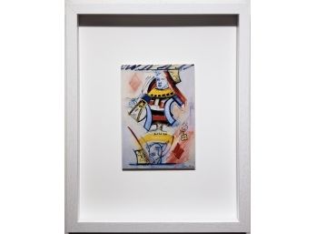 Larry Rivers - Queen Of Diamonds - Offset Litho