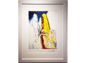 Salvador Dali -  LADY GODIVA - NUMBERED LIMITED EDITION PRINT - OFFSET LITHO