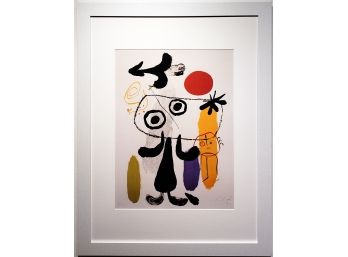 Joan Miro - Person And Red Sun II- Offset Litho