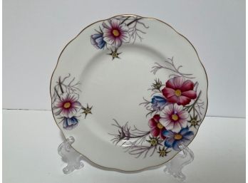 Vintage Royal Albert Flower Of The Month Series Plate #10 'Cosmos'