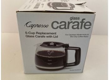 Vintage Capresso Glass Replacement Carafe