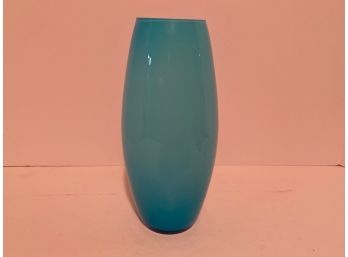 Vintage Blue Glass Vase