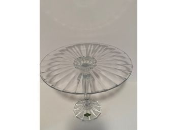 Vintage Shannon Ireland Crystal Footed Cake Stand