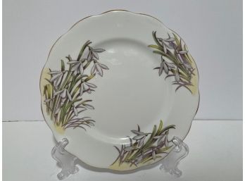 Vintage Royal Albert Flower Of The Month Series Plate #1 'Snowdrop'