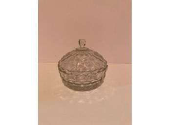 Vintage 1960's Covered Indiana Glass Candy Dish